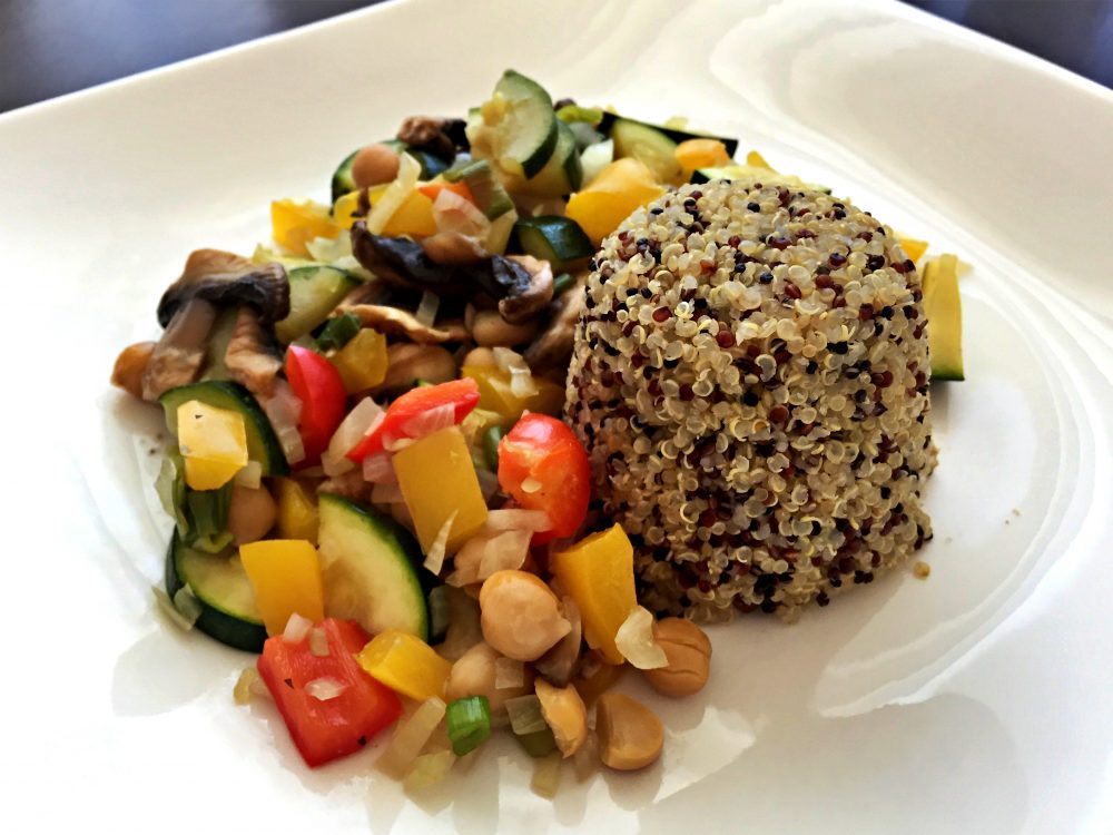 Quinoa mit Gemüse - Mel.fit